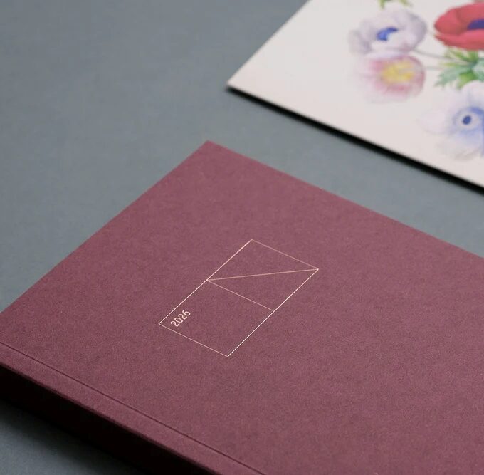 Kalendarz Copper 2026 Plum