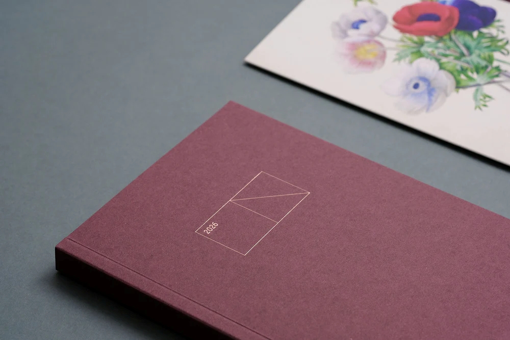 Kalendarz Copper 2026 Plum - obrazek 2