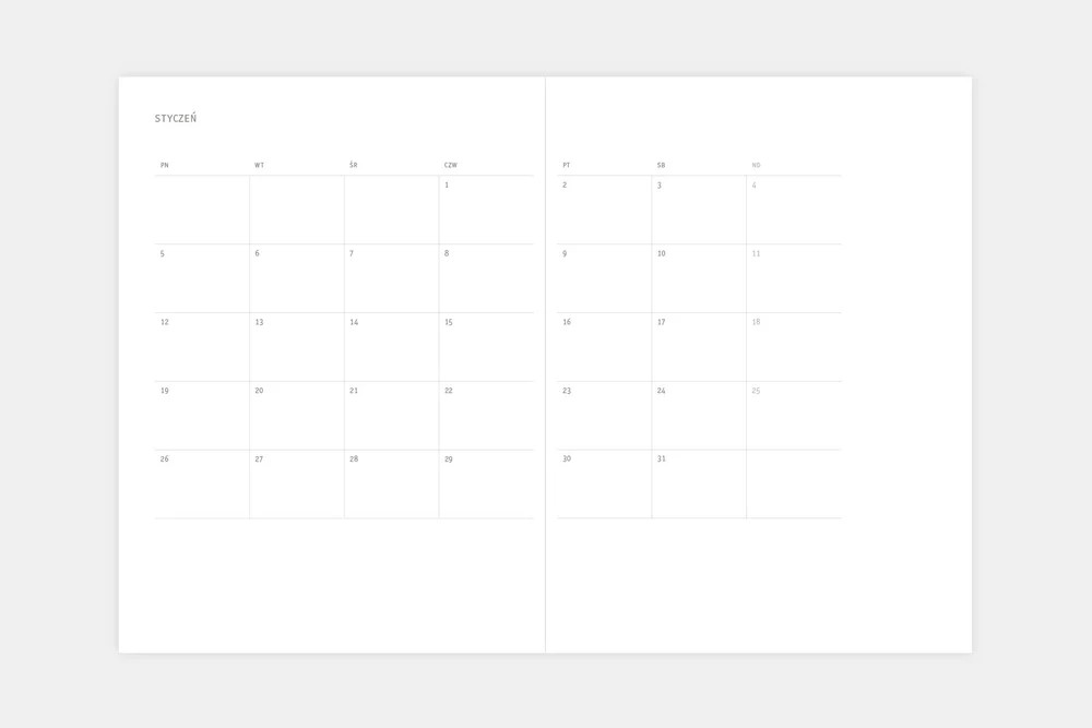 Kalendarz Klasyk MMXXVI sztorm - obrazek 4