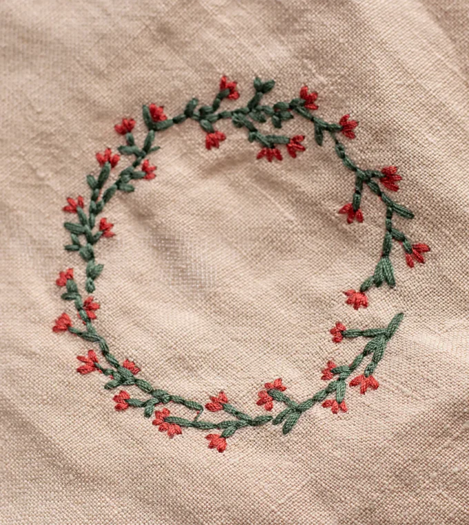 Świąteczna serwetka Wianek