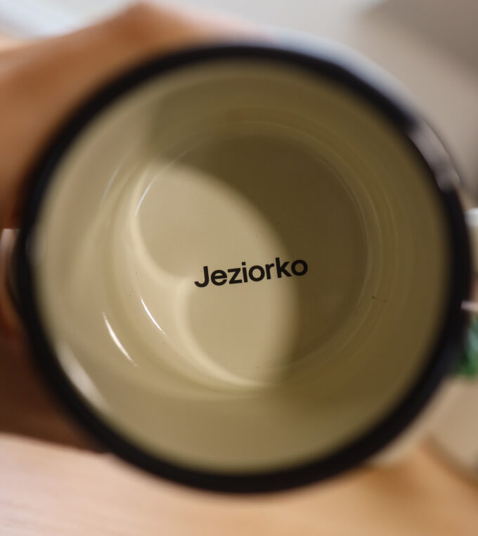 Kubek emaliowany Jeziorko