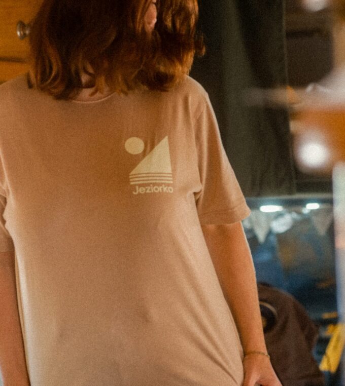 Tshirt Jeziorko Vintage Latte