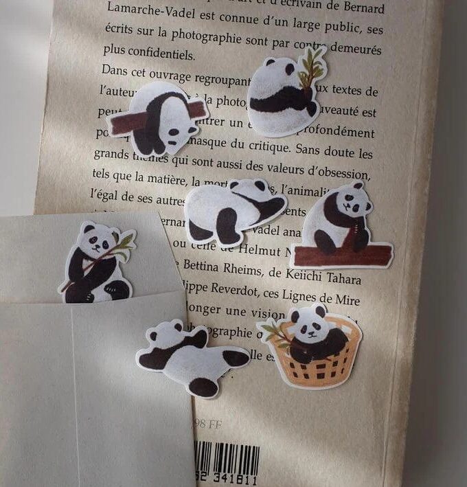 Naklejki Cereal Baby Panda