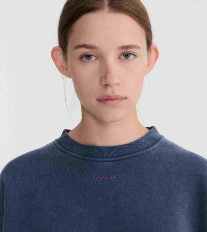 Bluza Embroidery Bobo Choses Navy Blue