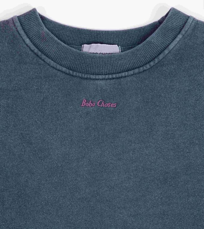 Bluza Embroidery Bobo Choses Navy Blue