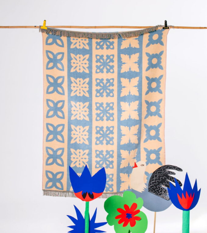 Koc żakardowy Wycinanka Modularna