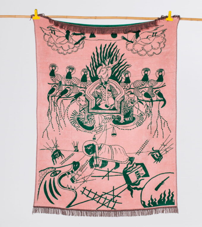 Koc żakardowy Sąd Ostateczny