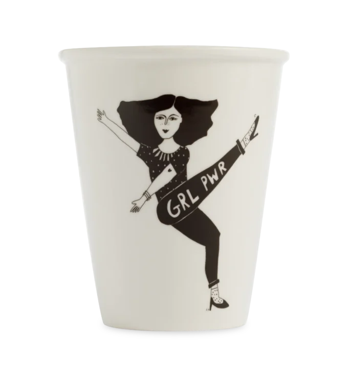 Kubek porcelanowy girl power SLOU