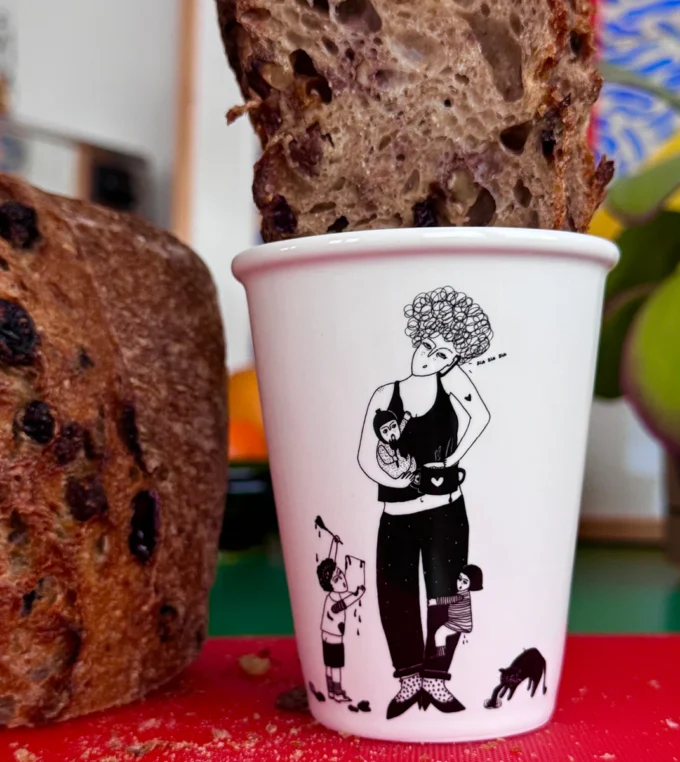 Kubek porcelanowy mom life