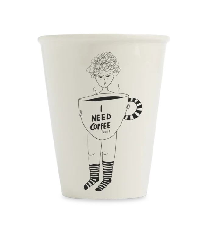 Kubek porcelanowy coffe now