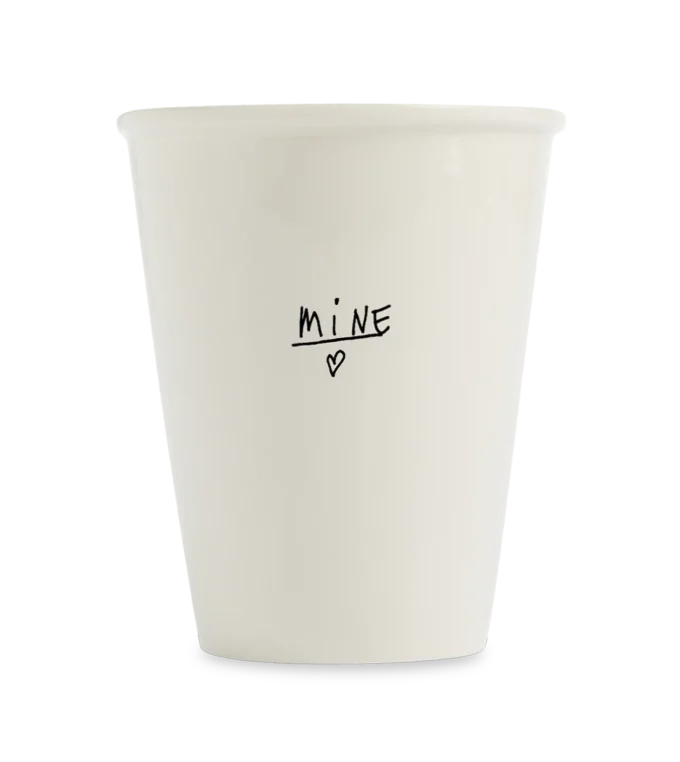 Kubek porcelanowy mine