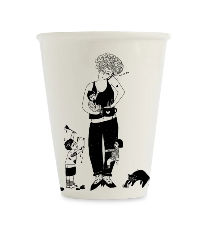 Kubek porcelanowy mom life