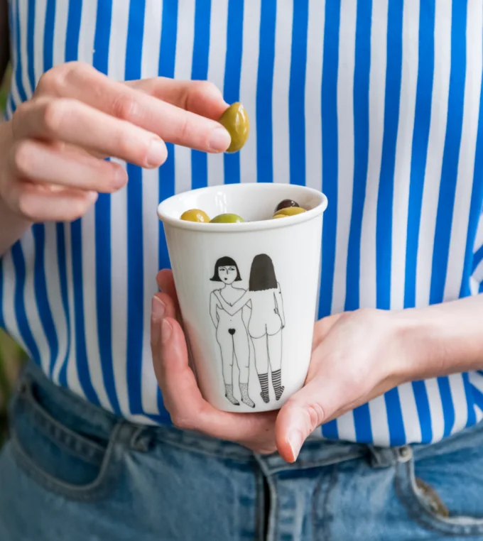 Porcelanowy kubek 4 boobies