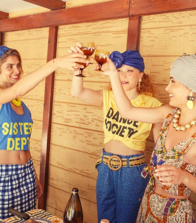 Spodnie Animal Print Blue