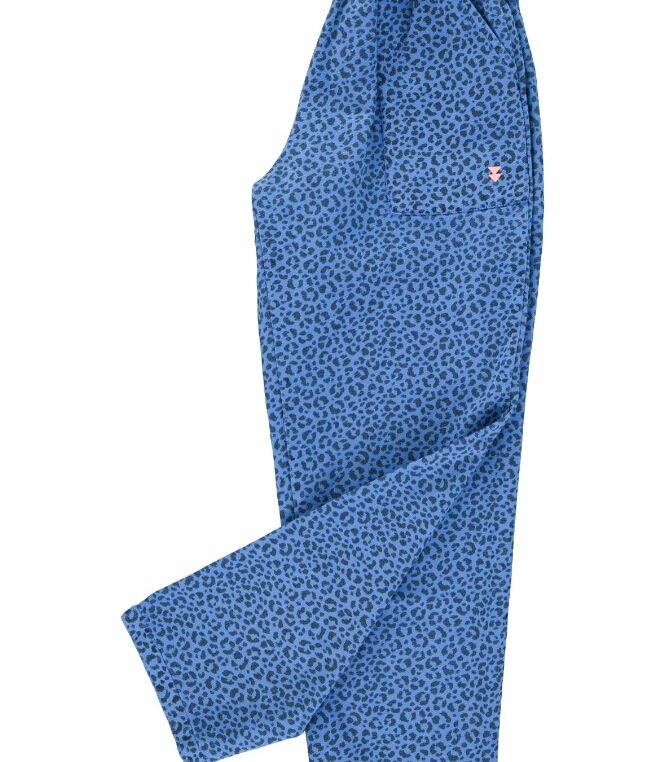 Spodnie Animal Print Blue