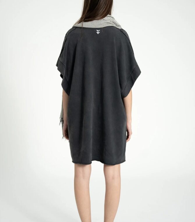 Sukienka T-shirtowa Washed Black Dance Society Print