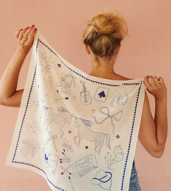 Polly Solo Bandana – Japan Blue